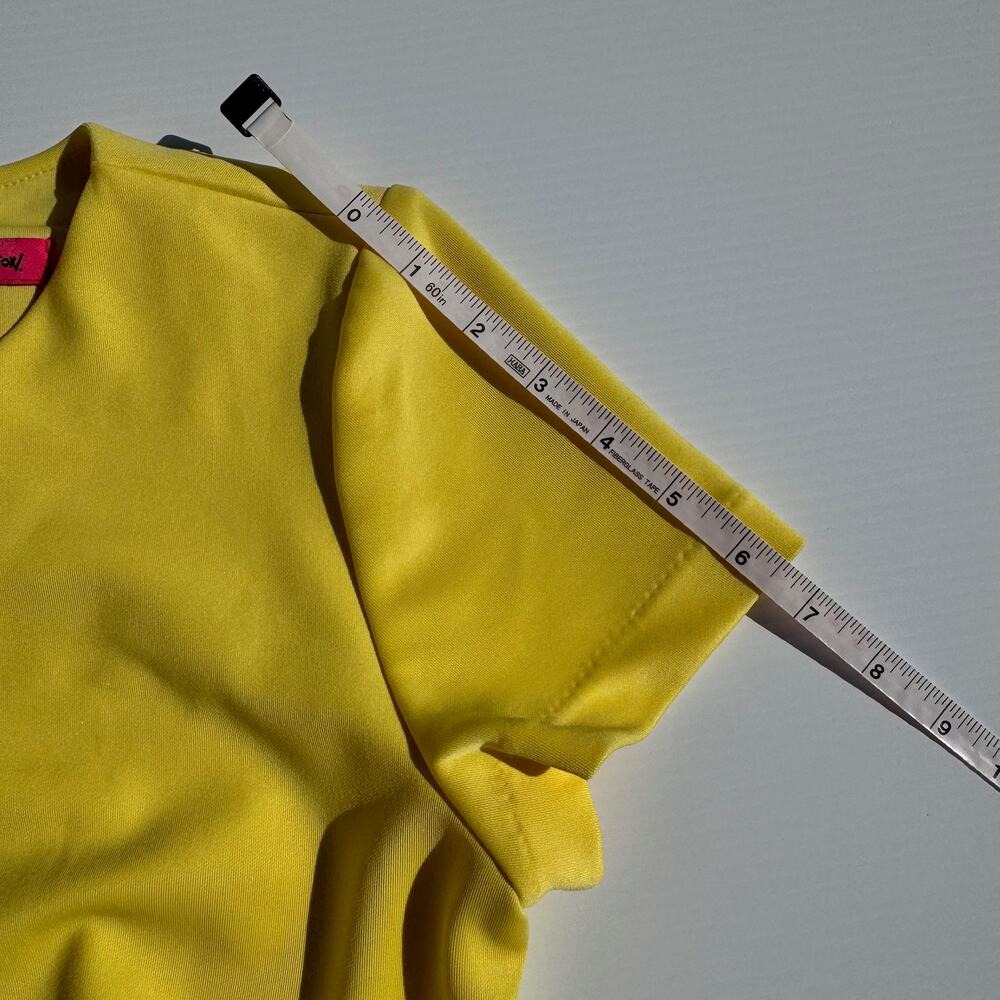 Betsey Johnson A-Line Mini Dress Yellow Women’s 4 Daisy 60s Retro Dopamine - Picture 9 of 16